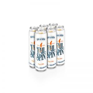 TAIL SPIN GIN 0G ORANGE BITTERS 6PK